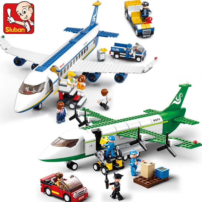 Lego Set Creator - クリエイティブシティエアバス貨物航空機飛行機ビルディングブロック航空救急飛行機モデルレンガ知育玩具デスクトップ装飾品