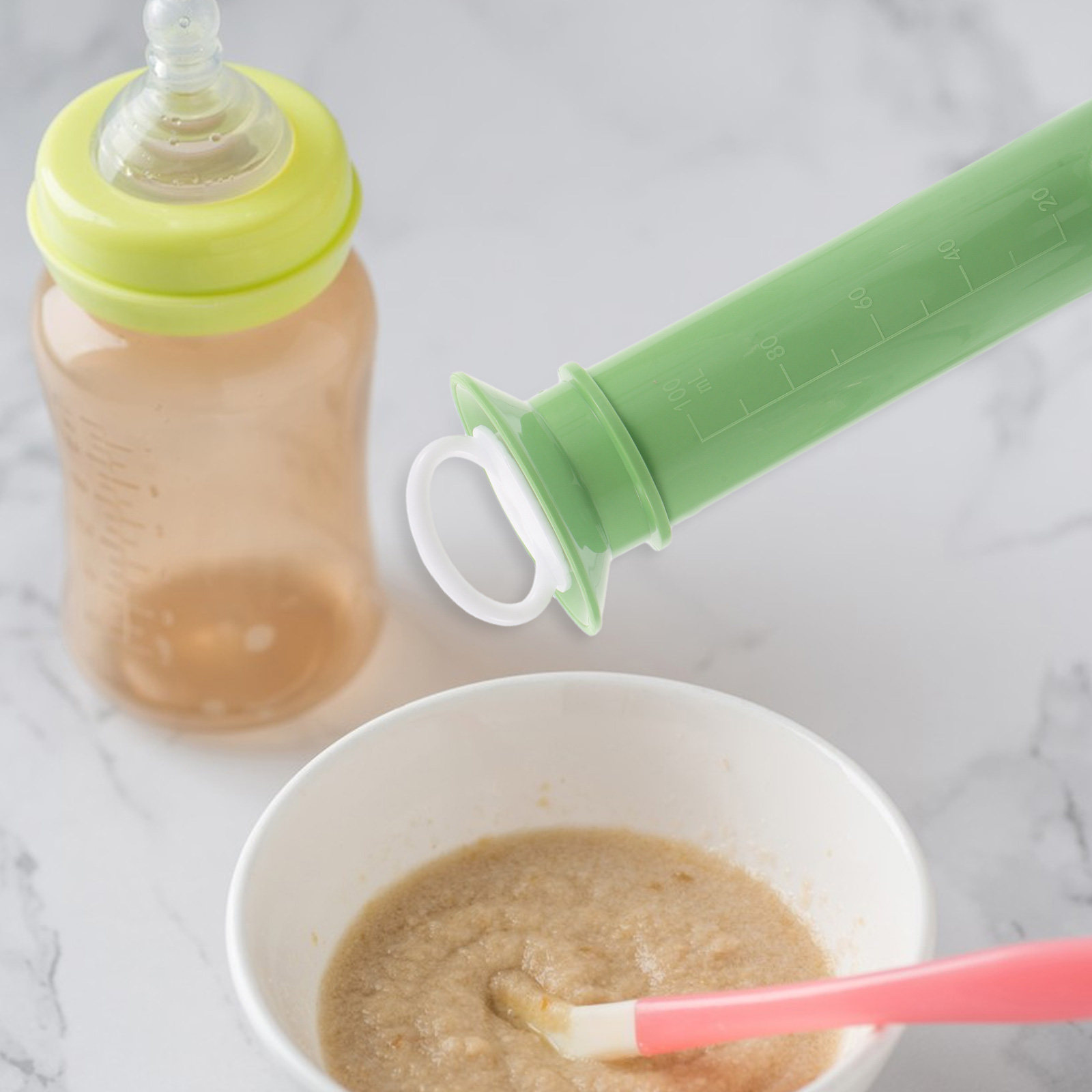 ベビーフードディスペンサー 軽量で汚れにくいパウチフィラー  - Baby Food Yogurt のレビューと価格