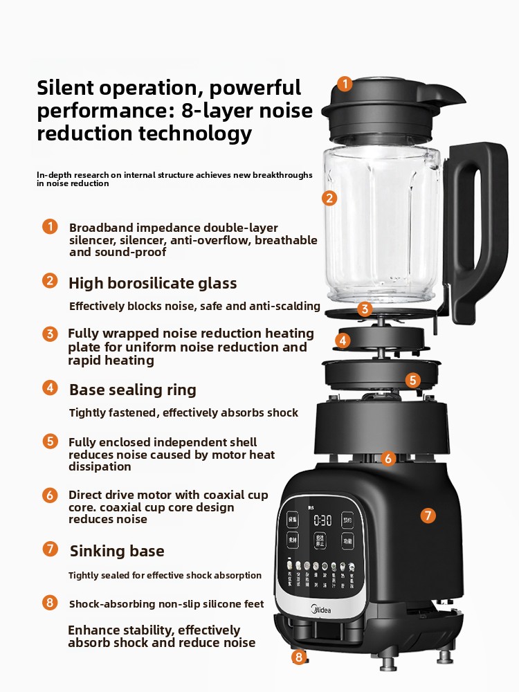 家庭用ブレンダー、フィルター不要の豆乳メーカー、静音の新型全 - Baby Food Blender のレビューと価格