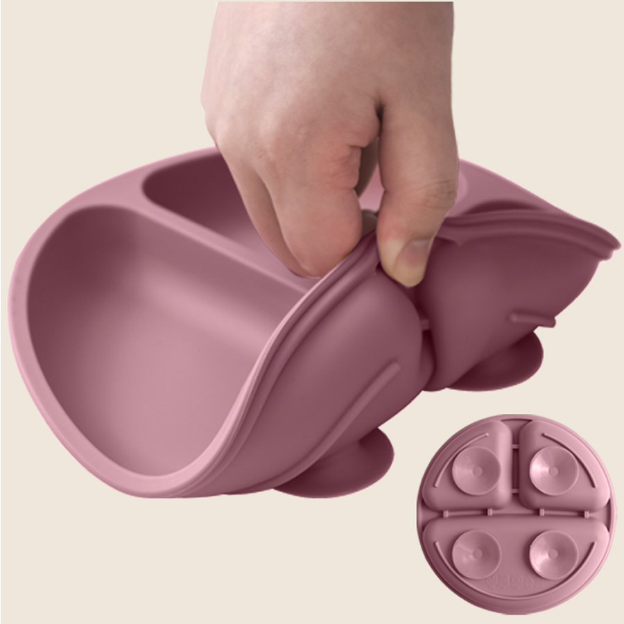1 個ベビー吸盤シリコーンダイニングプレート BPA フリー - Baby Food Utensils のレビューと価格