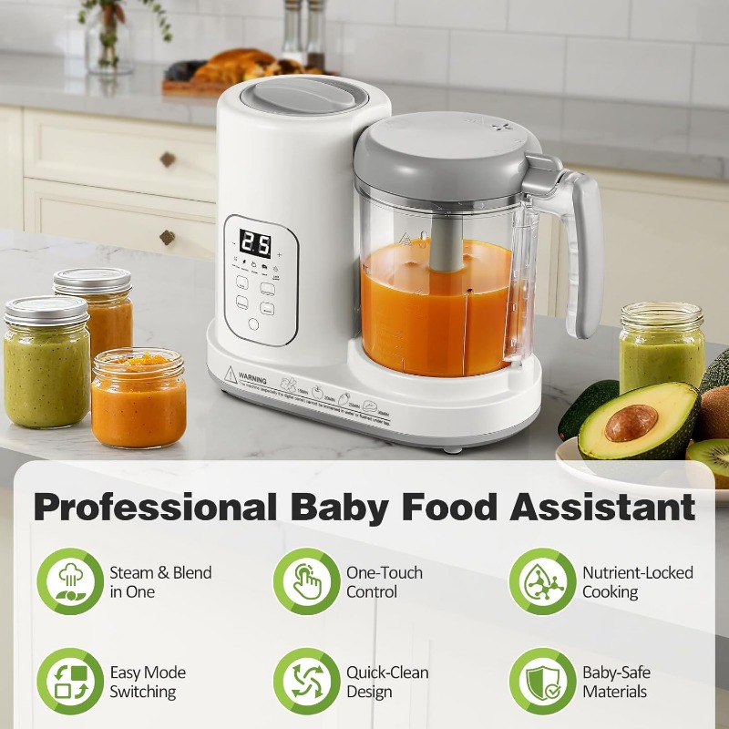 ベビーフードメーカー スチーマー ブレンダー 4 in 1  - Baby Food Blender のレビューと価格