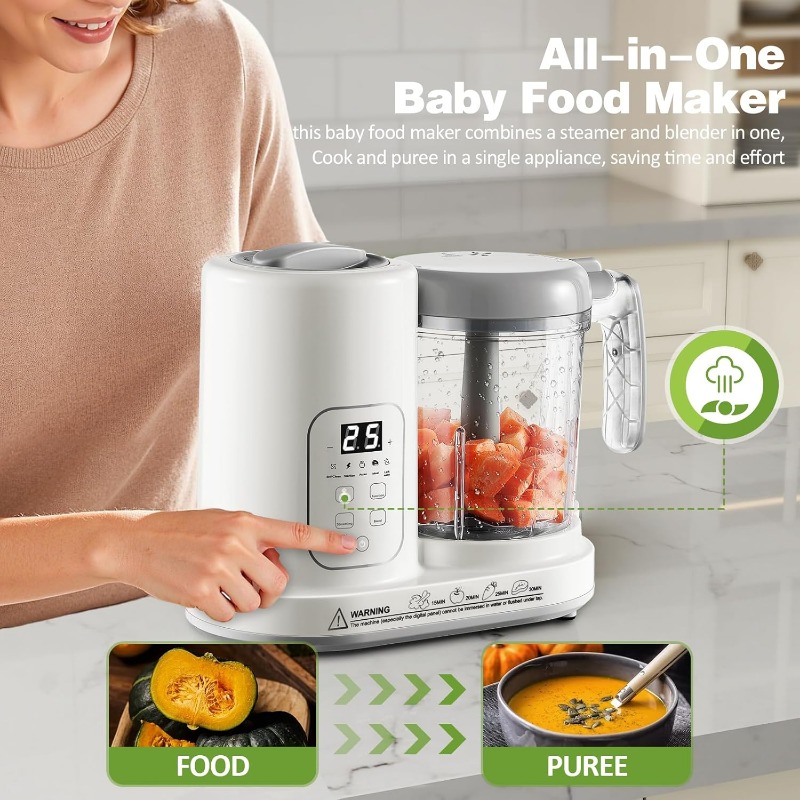 ベビーフードメーカー スチーマー ブレンダー 4 in 1  - Baby Food Blender のレビューと価格