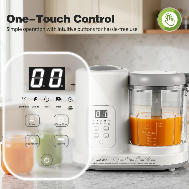 ベビーフードメーカー スチーマー ブレンダー 4 in 1  - Baby Food Blender のレビューと価格