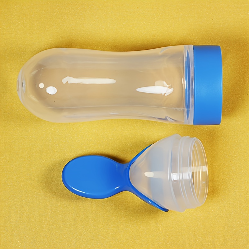 ベビー用シリコン製哺乳瓶、スプーン付き、3オンスの食品分配ス - Baby Food Utensils のレビューと価格