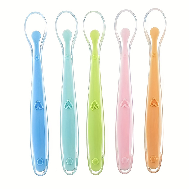 1/2個入り ソフトチップベビーシリコンスプーン 安全なベビ - Baby Food Utensils のレビューと価格