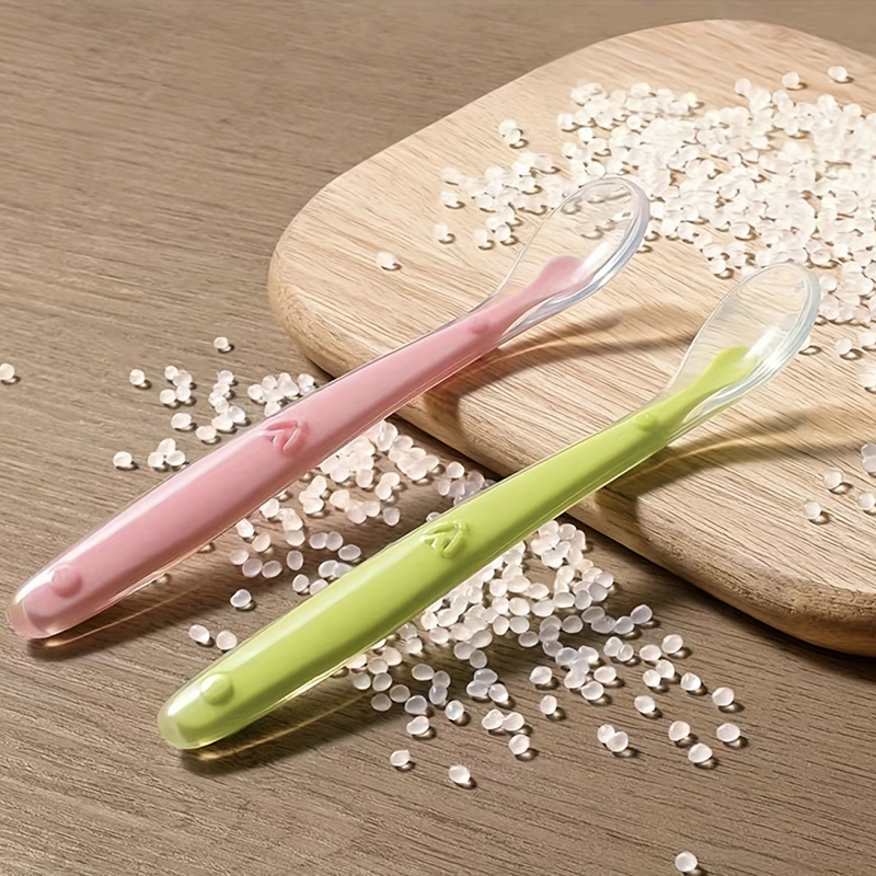 1/2個入り ソフトチップベビーシリコンスプーン 安全なベビ - Baby Food Utensils のレビューと価格