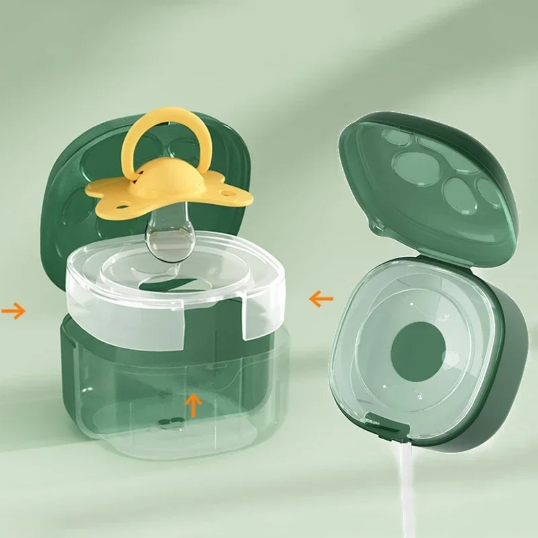 食品グレードのシリコーンおしゃぶりボックス赤ちゃん漫画おしゃ - Baby Food Pacifier のレビューと価格