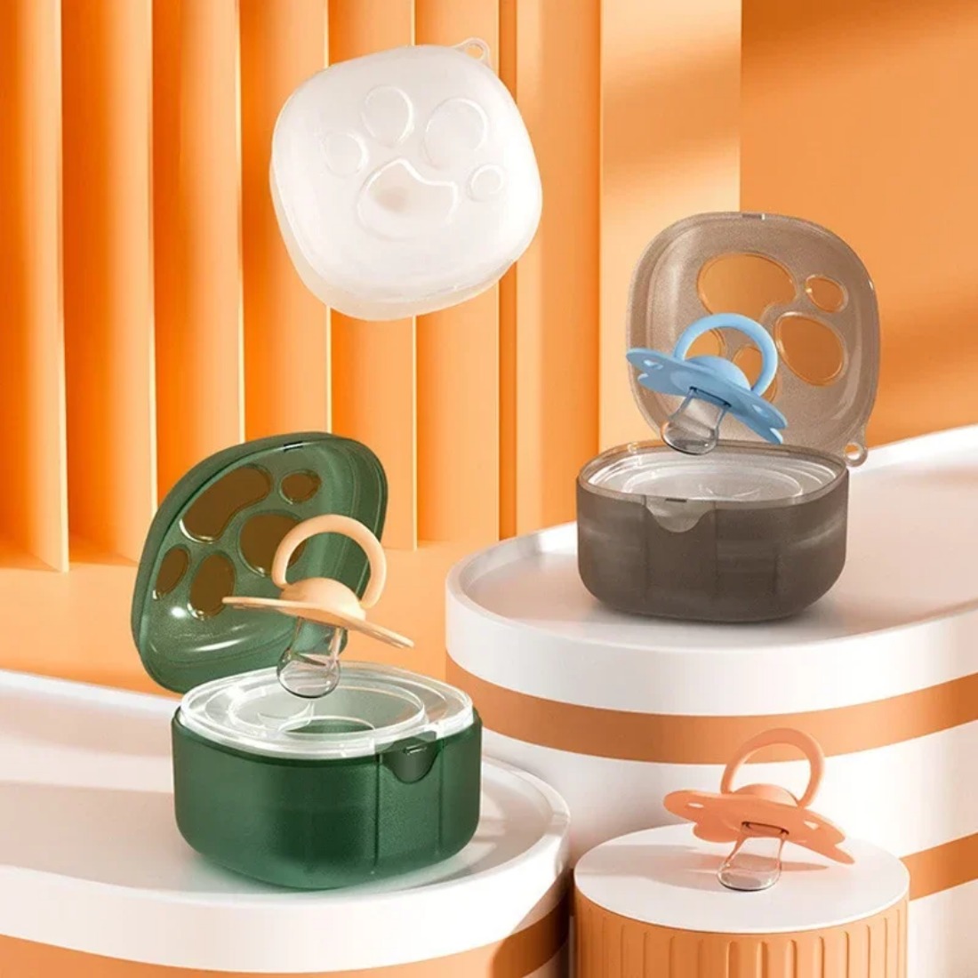 食品グレードのシリコーンおしゃぶりボックス赤ちゃん漫画おしゃ - Baby Food Pacifier のレビューと価格
