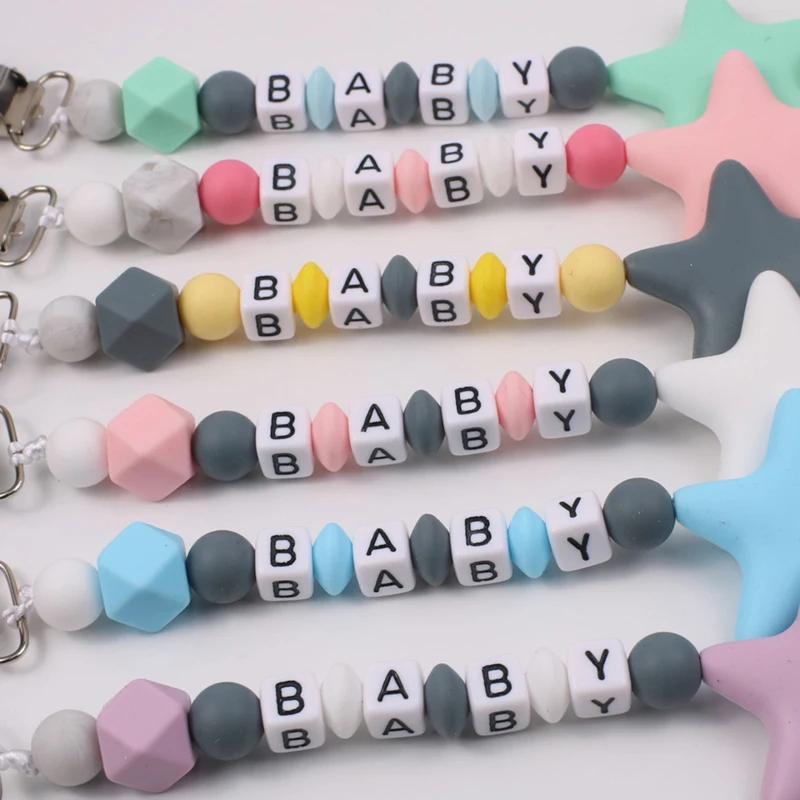 新しいパーソナライズされた名前ベビーおしゃぶりブレスレット食 - Baby Food Pacifier のレビューと価格
