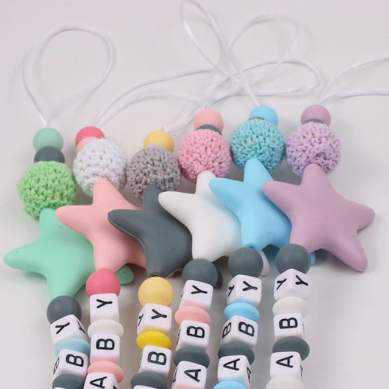 新しいパーソナライズされた名前ベビーおしゃぶりブレスレット食 - Baby Food Pacifier のレビューと価格