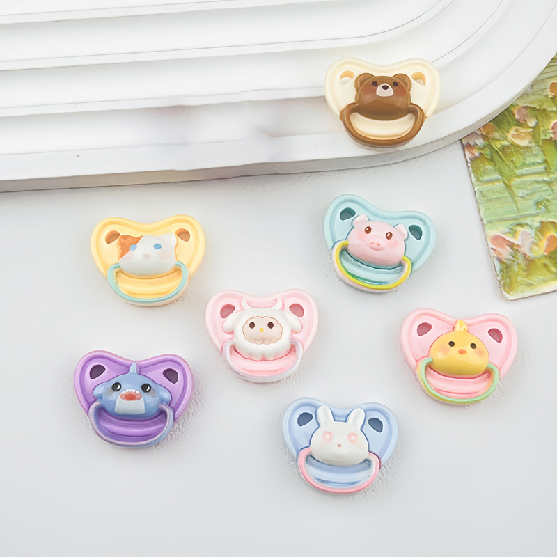 10 個素敵なミニ人形おしゃぶりプレイハウス用品人形用ダミー - Baby Food Pacifier のレビューと価格