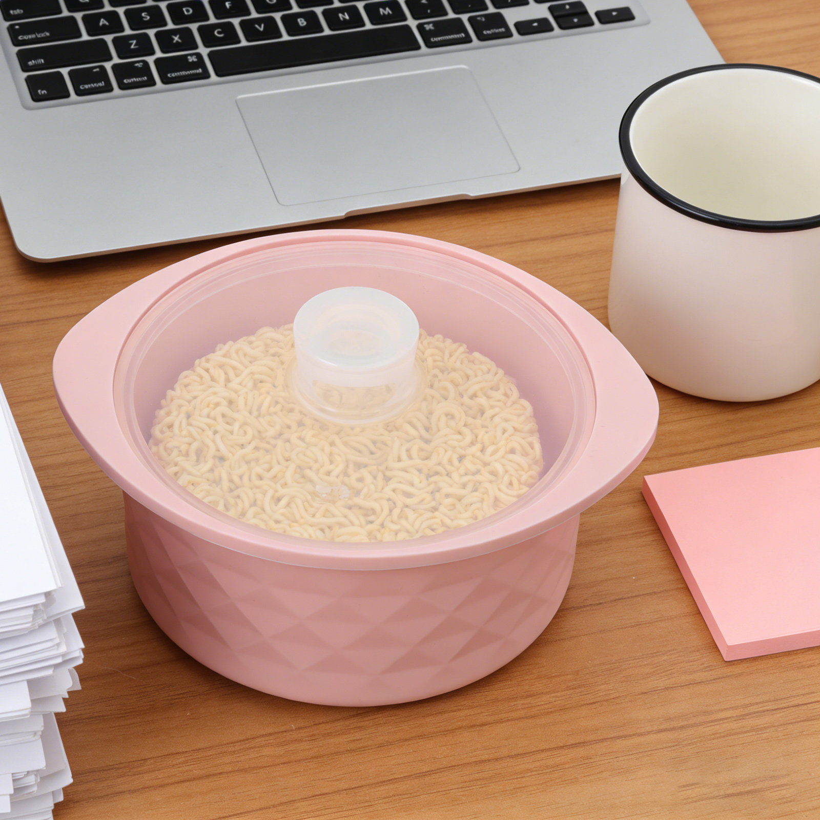 電子レンジ用シリコン蒸し器 ピンク 食洗機対応 蒸し野菜 ベ - Baby Food Steamer Baby Safe のレビューと価格