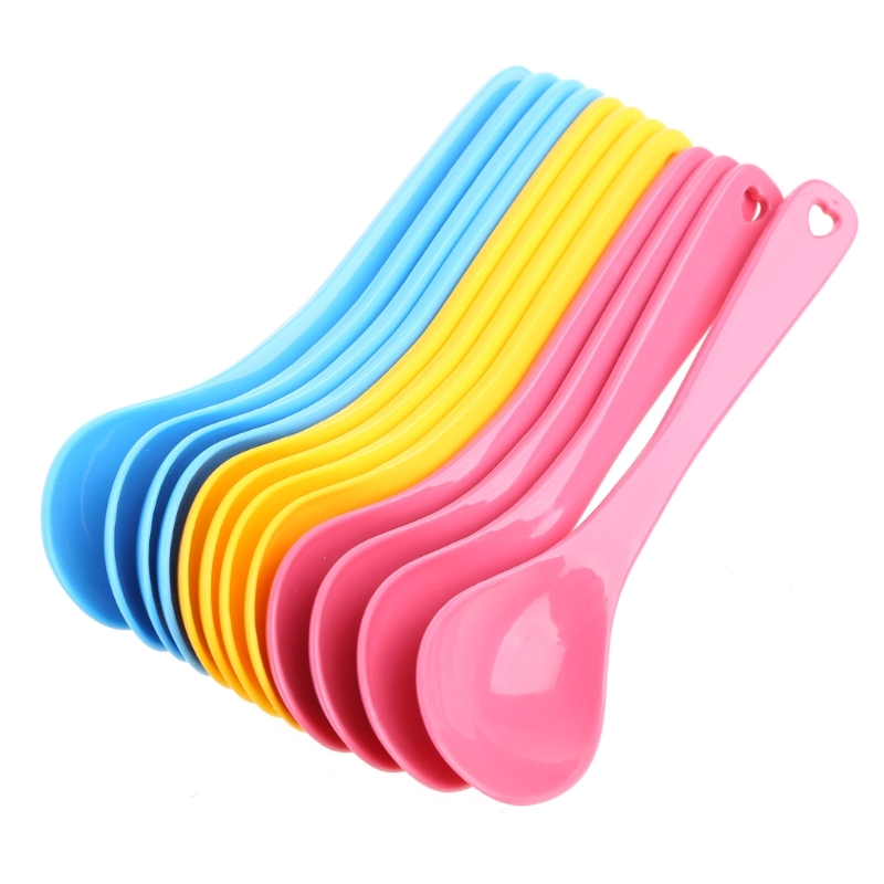 赤ちゃんのためのプラスチック製の食事スプーン,12個,幼児の - Baby Food Utensils のレビューと価格