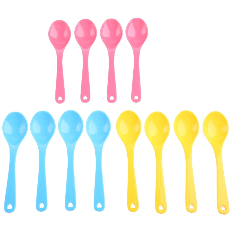 赤ちゃんのためのプラスチック製の食事スプーン,12個,幼児の - Baby Food Utensils のレビューと価格